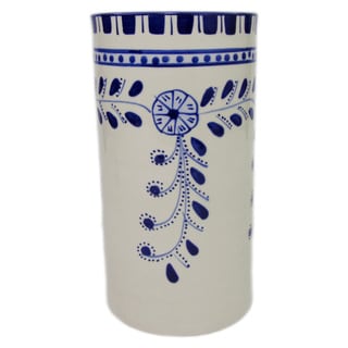 Handmade Le Souk Ceramique Azoura Stoneware Utensil/ Wine Holder (Tunisia)