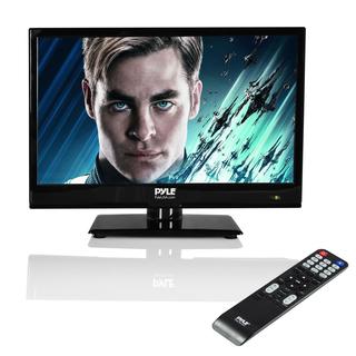 Pyle PTVDLED16 15.6-inch LED TV - HD Flat Screen TV with Built-in CD/DVD Player