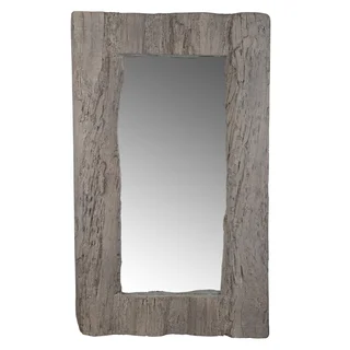 Soren Magnesia Grey 24-inch x 2.5-inch x 39-inch Wall Mirror
