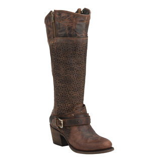 Black Star Centaurus Rust Women's Leather Fashion Western Boots