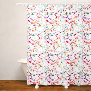 Crayola Splat No Liner Shower Curtain