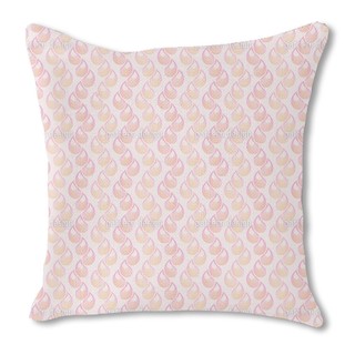 Pink Tears Burlap Pillow Double Sided