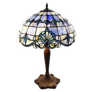 Multicolored Stained Glass 24-inch Table Lamp