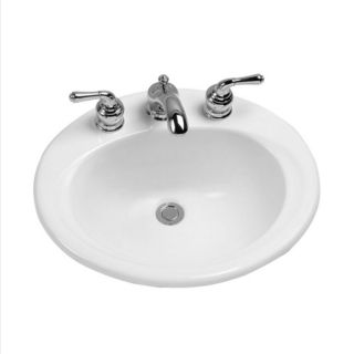 Toto White Porcelain Single-basin Oval Bathroom Sink