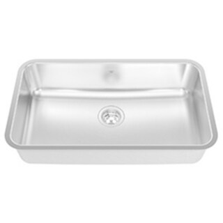 Kindred 20-gauge Silk-finished Stainless Steel 8-inch Deep Single-bowl and Rim Undermount Sink