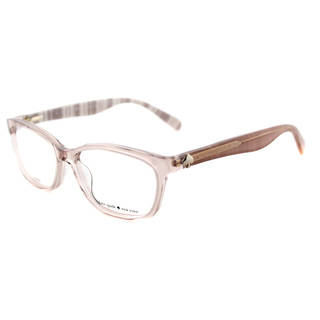 Kate Spade Brylie Beige/White Plastic 52-millimeter Rectangle Eyeglasses