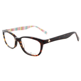 Kate Spade Women's KS Brylie RNL Havana Multicolored Plastic 52mm Rectangle Eyeglasses
