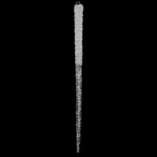 Clear Glitter 36-inch Icicle Ornament