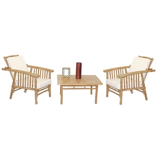 Handmade 5 Piece Mikong Chairs and Square Table Set (Vietnam)
