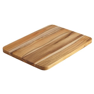 Anolon Pantryware Teak Wood Cutting Board, 16-Inch x 12-Inch