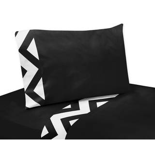 Sweet Jojo Designs Chevron Collection Black/ White Sheet Set
