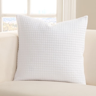 SIScovers Resort Wear White Cotton Accent Pillow