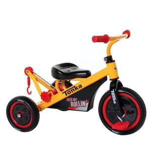 Tonka Black and Yellow Stainless Steel Tricycle