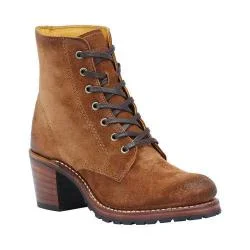 Women's Frye Sabrina 6G Lace-Up Bootie Wood