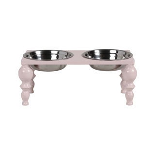 Kate and Laurel Thrisk Metal Elevated Pet Bowl Feeder Stand