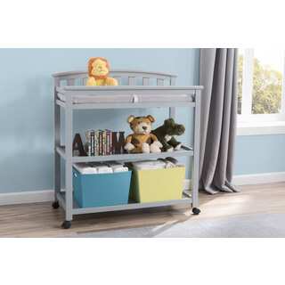 Delta Children Freedom Changing Table with Casters, Grey