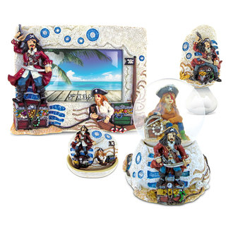 Home Decor Value Pack Mermaid Pirate Stone collection - Set of 4