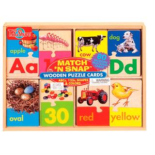 Match 'N Snap 3 Puzzle Set, ABCs, 123s, Shapes/Colors
