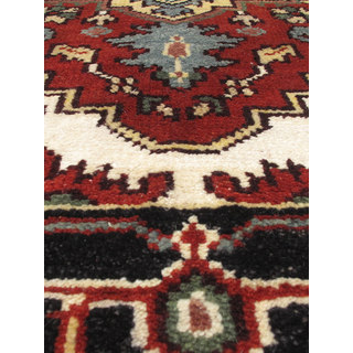 eCarpetGallery Serapi Heritage Brown Wool Hand-knotted Rug (2'7 x 11'9)