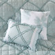 Madison Park Heidi Aqua 9-piece Cotton Percale Duvet Set - Thumbnail 3