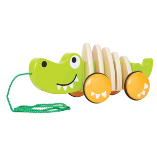 Hape Toys Walk-A-Long Croc Pull Toy