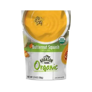Augason Farms Organic Butternut Squash Soup Mix 3.74 oz. 6-pouch Pack