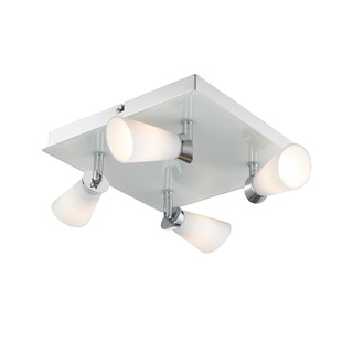 Iberlamp by Golden Lighting #C024-F4-CH Opera Collection 4-light Spotlight Flush-mount Fixture