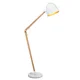 Teamson Versanora Bastone Floor Lamp with White Shade