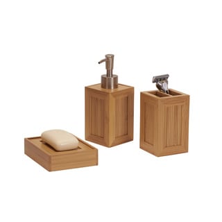 Essentials Bamboo 3-Piece Vanity Set