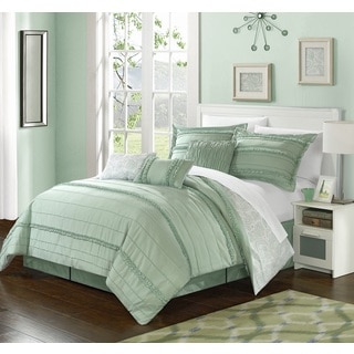 Chic Home 11-Piece Maeve Bed-In-A-Bag Green Comforter Set