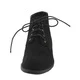 Bonnibel Women's GF11 Faux Suede Lace-up Closure Low-heel Casual Oxford Shoes - Thumbnail 5