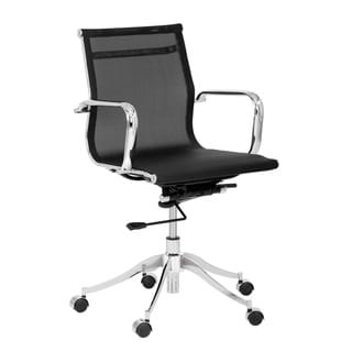 Sunpan Tanner Black Office Chair