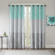 Intelligent Design Kennedy Printed Lined Blackout Window Curtain