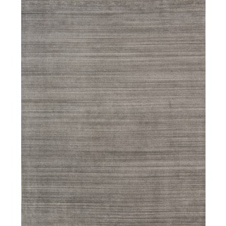 Pacific Rugs Grey Wool/Viscose Hand-loomed Urban Area Rug (8' x 10')