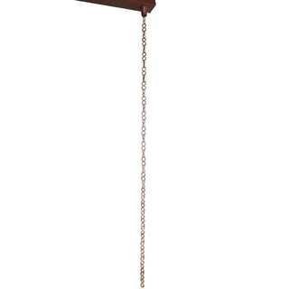 Monarch Pure Copper Infinitum Rain Chain 8.5-Foot Inclusive of Cross Bar For Installation