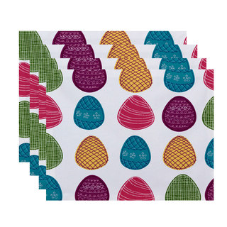 Eggs-ellent! Holiday Geometric Print Place Mat (Set of 4)