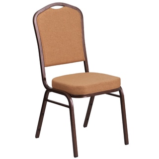 HERCULES Series Crown Back Stacking Banquet Chair with 2.5-inch Thick Seat