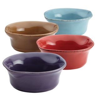 Rachael Ray Cucina Stoneware Dipping Cup Set, 4-Piece, Assorted