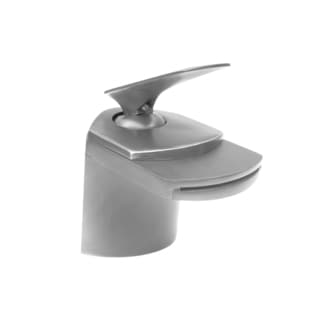 Novatto Wave Brushed-nickel Brass Single-lever Deck Mount Waterfall Faucet