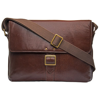 Hidesign Vespucci Horizontal Buffalo Leather Messenger Bag