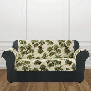 Sure Fit Holiday Pinecone Loveseat Furniture Cover