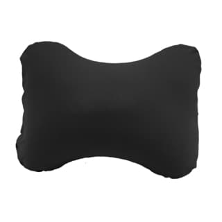 Worthy Black Polypropylene and Polystyrene Micro-beads Lumbar Support Back Pillow