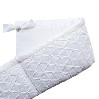 Trend Lab Marshmallow White Polyester Crib Bumper