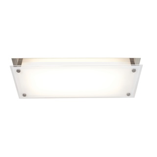 Access Lighting Vision 2-light Brushed Steel Wall Sconce/Flush Mount