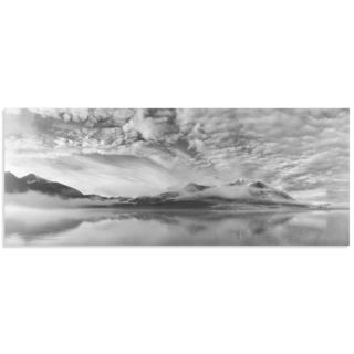 Marloes van Pareren 'Morning Mist' Black and White Photography on Metal or Acrylic