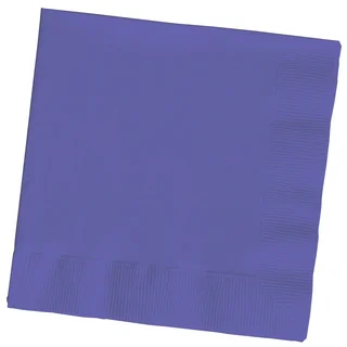Creative Converting 139371135 Purple 2 Ply Lunch Napkins