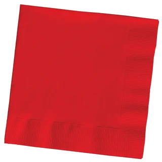 Creative Converting 661031B Classic Red 2 Ply Lunch Napkins