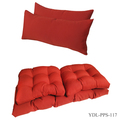 Corvus Versilia Outdoor/ Indoor 5-piece Tufted Seat Loveseat/ Bench Cushions and Waist Pillows Set