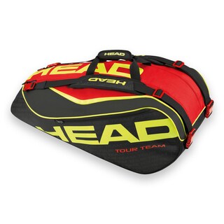 Head Extreme Supercombi 9 Pack Black/Red/Yellow Tennis Bag