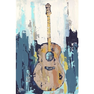 Marmont Hill - 'Bluebird Cafe I' Painting Print on Wrapped Canvas